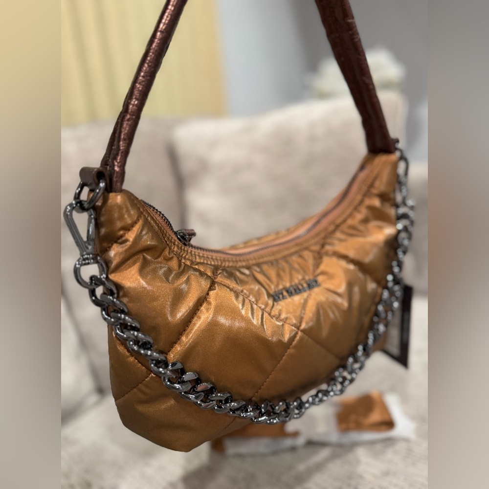 MZ Wallace Quilted Bowery Shoulder Bag
Tiger Eye Pearl, NWT ⭐️RARE ⭐️ - Picture 15 of 16